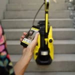 اتصال به اپلیکیشن کارچر جهت راهنمایی استفاده از دستگاه کارواش خانگی مدل K5 Power Control