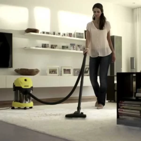 نظافت منزل با جاروبرقی خانگی کارچر WD3 premium