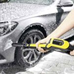 نظافت و شستشوی خودرو با دستگاه کارواش خانگی مدل K4 Power Control