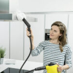 پد و حوله میکروفایبر نازل دستی بخارشوی خانگی