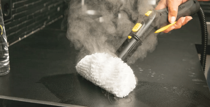 نظافت آشپزخانه با بخارشوی کرشر