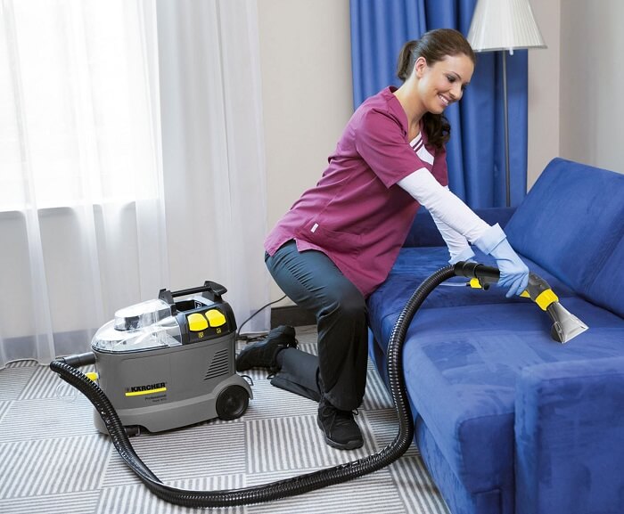 نظافت مبلمان منزل با مبل-شوی-کرشر