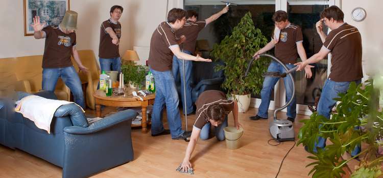 بهترین روش برای نظافت اتاق نشمین و پذیرایی منزل