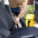 جاروبرقی کارچر آب و خاک سطلی زرد رنگ WD1