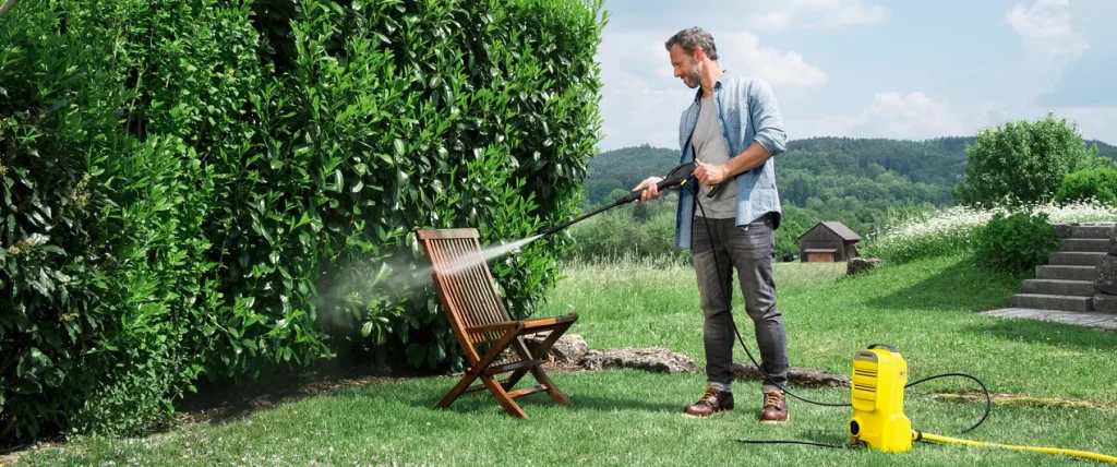 نظافت با کارواش خانگی K2 Compact