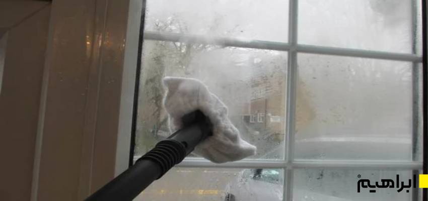 نظافت شیشه با بخارشوی کارچر SC3