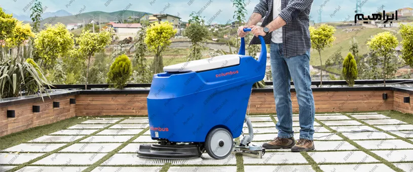 نظافت امکانات ویلا و اسکرابر