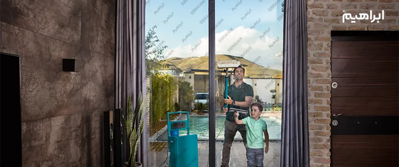 نظافت تجهیزات ویلا