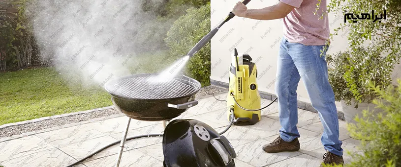 کارواش خانگی و نظافت امکانات ویلا