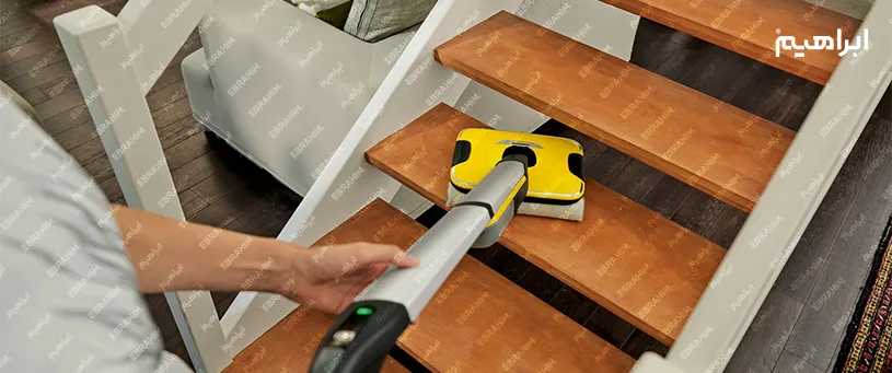 تمیز کردن راه پله