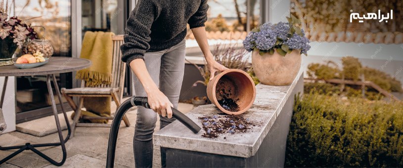 نظافت محیط باغ