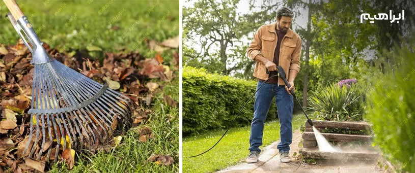 نظافت باغ