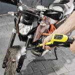 شستشوی موتورسیکلت با دستگاه کارواش کرشر مدل K4 Power Control