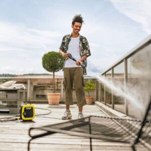 نظافت سطوح با کیفیت بالا به کمک کارواش کرشر مدل K Mini