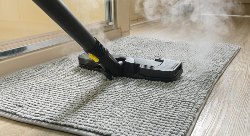 نظافت فرش با بخارشو